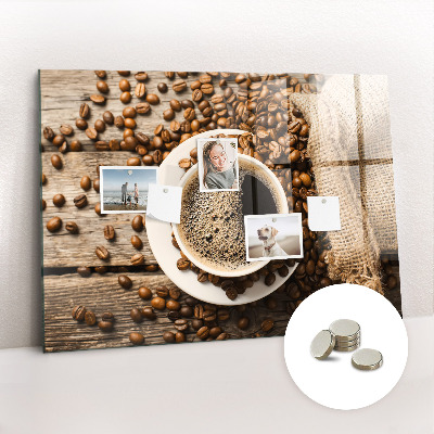 Magnetic board for wall Sack of coffee