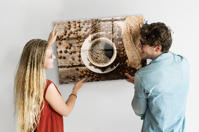 Magnetic board for wall Sack of coffee