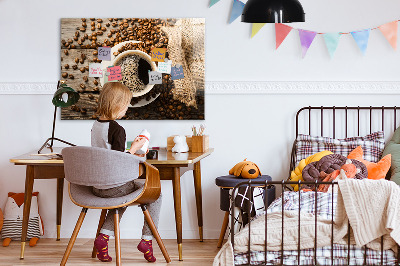 Magnetic board for wall Sack of coffee