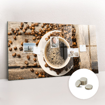 Magnetic board for wall Sack of coffee