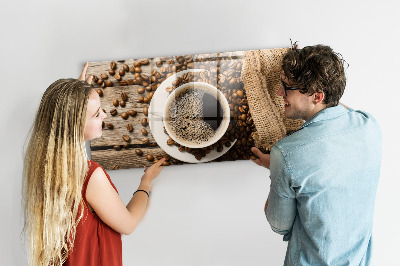 Magnetic board for wall Sack of coffee