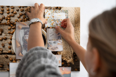 Magnetic board for wall Sack of coffee