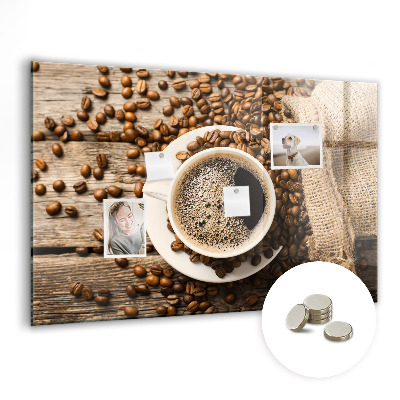 Magnetic board for wall Sack of coffee