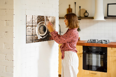 Magnetic board for wall Sack of coffee