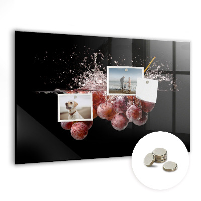 Magnetic board for wall Grapes