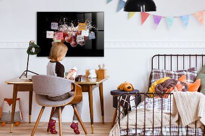 Magnetic board for wall Grapes