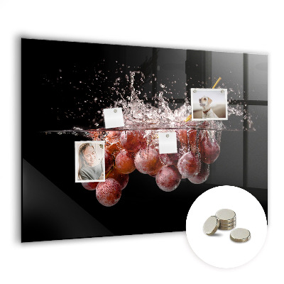 Magnetic board for wall Grapes