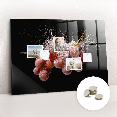 Magnetic board for wall Grapes