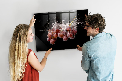 Magnetic board for wall Grapes