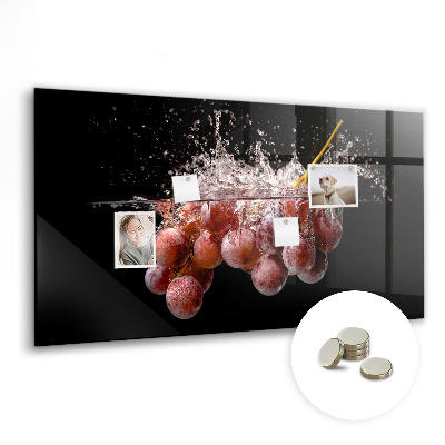 Magnetic board for wall Grapes