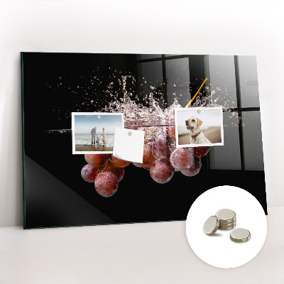 Magnetic board for wall Grapes