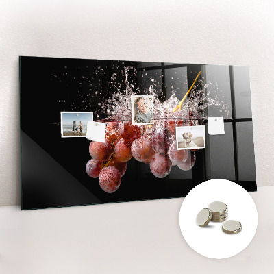 Magnetic board for wall Grapes