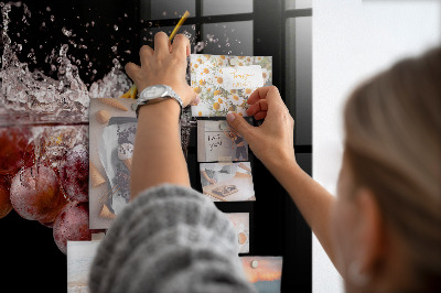 Magnetic board for wall Grapes