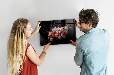 Magnetic board for wall Grapes