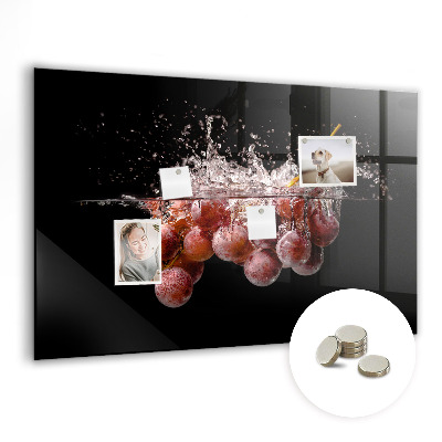 Magnetic board for wall Grapes