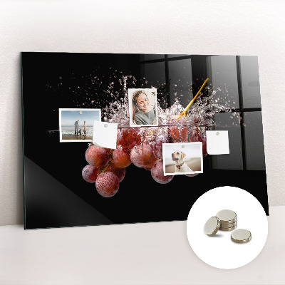 Magnetic board for wall Grapes