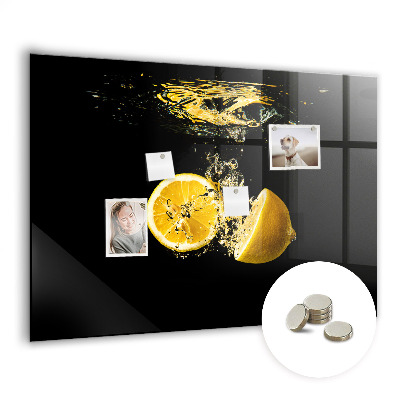 Magnetic board for wall Lemons