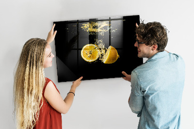 Magnetic board for wall Lemons