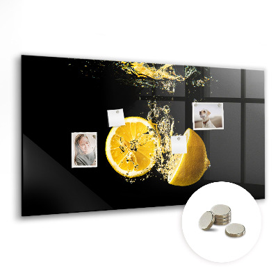 Magnetic board for wall Lemons