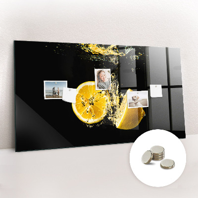 Magnetic board for wall Lemons