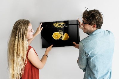 Magnetic board for wall Lemons