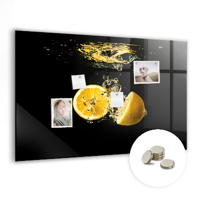 Magnetic board for wall Lemons