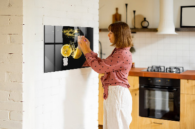 Magnetic board for wall Lemons