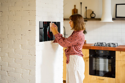 Magnetic board for wall A bottle of wine