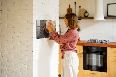 Magnetic board for wall Fresh coffee bag