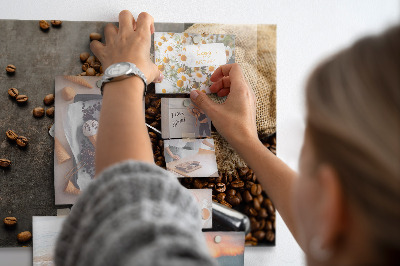 Magnetic board for wall Fresh coffee bag