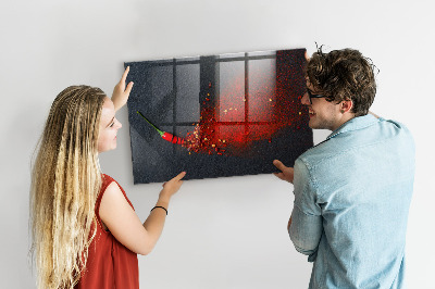 Magnetic board for wall Red spice