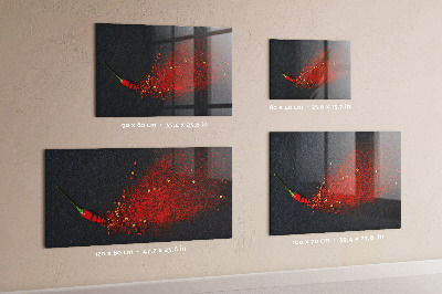 Magnetic board for wall Red spice