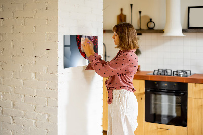 Magnetic board for wall Glass of wine