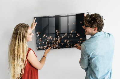 Magnetic board for wall Coffee beans