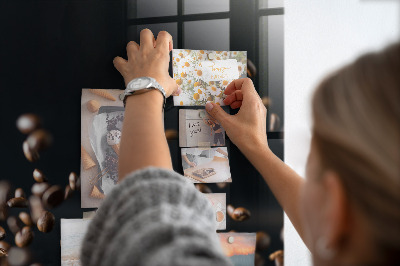 Magnetic board for wall Coffee beans