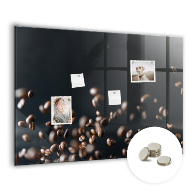 Magnetic board for wall Coffee beans