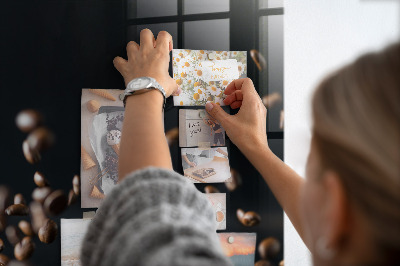 Magnetic board for wall Coffee beans