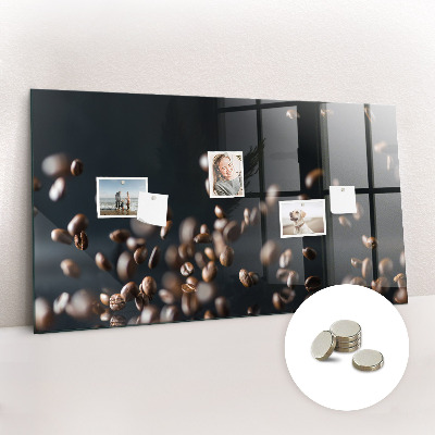 Magnetic board for wall Coffee beans