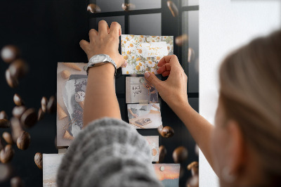 Magnetic board for wall Coffee beans