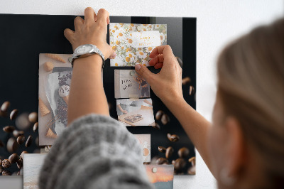 Magnetic board for wall Coffee beans