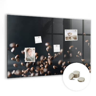 Magnetic board for wall Coffee beans