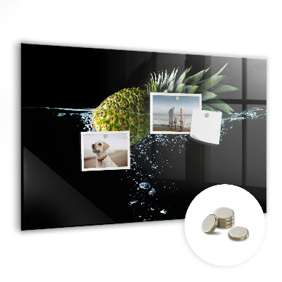 Magnetic board for wall Pineapple