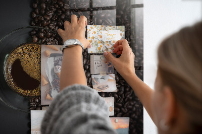 Magnetic board for wall Cup of coffee