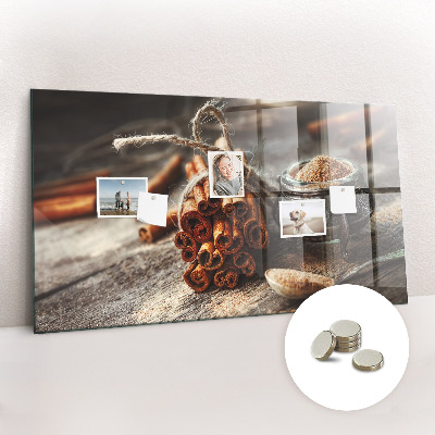 Magnetic board for wall Cinnamon