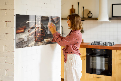 Magnetic board for wall Cinnamon