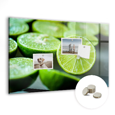 Magnetic board for wall Lime pieces