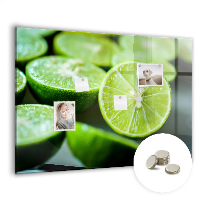 Magnetic board for wall Lime pieces