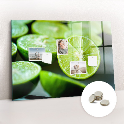 Magnetic board for wall Lime pieces