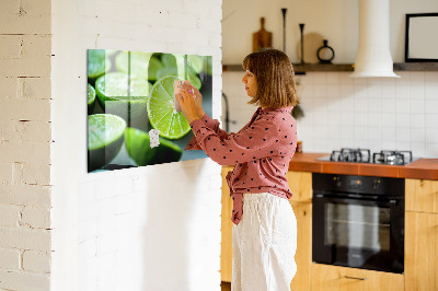 Magnetic board for wall Lime pieces