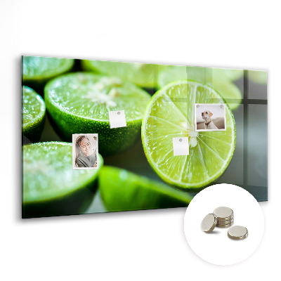 Magnetic board for wall Lime pieces